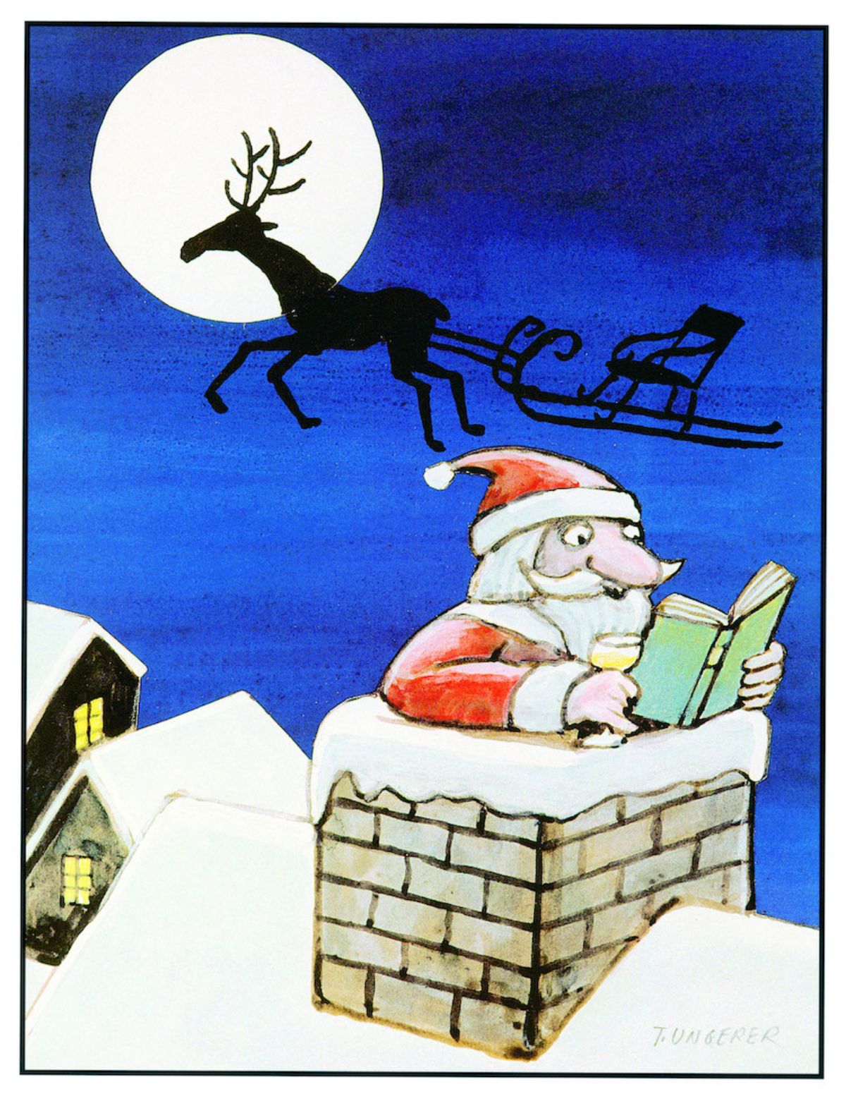 © Tomi Ungerer. Aus: Achtung Weihnachten!