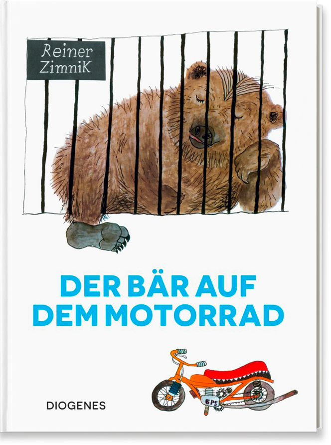 Der Bär auf dem Motorrad