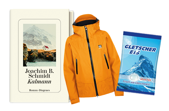 Bild von Joachim B. Schmidt: Kalmann, Snaefell Hardshell Jacke von 66NORTH und Gletscher Eis Bonbons